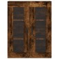 vidaXL Credenza Rovere Fumo 69,5x34x180 cm in Legno Multistrato vidaXL Credenza Rovere Fumo 69,5x34x180 cm in Legno Multistrato