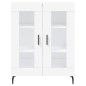 vidaXL Credenza Bianca 69,5x34x180 cm in Legno Multistrato vidaXL Credenza Bianca 69,5x34x180 cm in Legno Multistrato