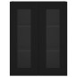 vidaXL Credenza Nera 69,5x34x180 cm in Legno Multistrato vidaXL Credenza Nera 69,5x34x180 cm in Legno Multistrato