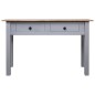 Tavolo Consolle Grigio 110x40x72 cm Legno Massello Pino Panama Tavolo Consolle Grigio 110x40x72 cm Legno Massello Pino Panama