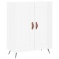 vidaXL Credenza Bianco Lucido 69,5x34x180 cm in Legno Multistrato
