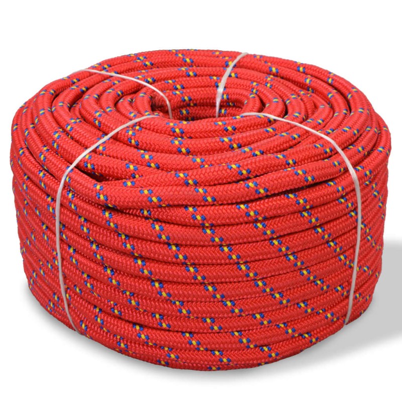 Corda Nautica in Polipropilene 16 mm 50 m Rosso Corda Nautica in Polipropilene 16 mm 50 m Rosso