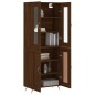 vidaXL Credenza Rovere Marrone 69,5x34x180 cm in Legno Multistrato vidaXL Credenza Rovere Marrone 69,5x34x180 cm in Legno Multistrato