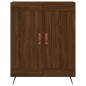 vidaXL Credenza Rovere Marrone 69,5x34x180 cm in Legno Multistrato vidaXL Credenza Rovere Marrone 69,5x34x180 cm in Legno Multistrato