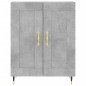 vidaXL Credenza Grigio Cemento 69,5x34x180 cm in Legno Multistrato vidaXL Credenza Grigio Cemento 69,5x34x180 cm in Legno Multistrato