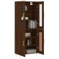 vidaXL Credenza Rovere Marrone 69,5x34x180 cm in Legno Multistrato vidaXL Credenza Rovere Marrone 69,5x34x180 cm in Legno Multistrato