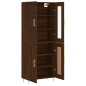 vidaXL Credenza Rovere Marrone 69,5x34x180 cm in Legno Multistrato vidaXL Credenza Rovere Marrone 69,5x34x180 cm in Legno Multistrato