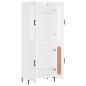 vidaXL Credenza Bianca 69,5x34x180 cm in Legno Multistrato vidaXL Credenza Bianca 69,5x34x180 cm in Legno Multistrato