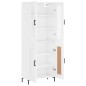 vidaXL Credenza Bianco Lucido 69,5x34x180 cm in Legno Multistrato vidaXL Credenza Bianco Lucido 69,5x34x180 cm in Legno Multistrato