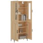 vidaXL Credenza Rovere Sonoma 69,5x34x180 cm in Legno Multistrato vidaXL Credenza Rovere Sonoma 69,5x34x180 cm in Legno Multistrato