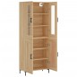 vidaXL Credenza Rovere Sonoma 69,5x34x180 cm in Legno Multistrato vidaXL Credenza Rovere Sonoma 69,5x34x180 cm in Legno Multistrato