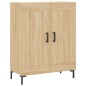 vidaXL Credenza Rovere Sonoma 69,5x34x180 cm in Legno Multistrato vidaXL Credenza Rovere Sonoma 69,5x34x180 cm in Legno Multistrato