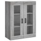 vidaXL Credenza Grigio Sonoma 69,5x34x180 cm in Legno Multistrato vidaXL Credenza Grigio Sonoma 69,5x34x180 cm in Legno Multistrato