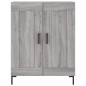 vidaXL Credenza Grigio Sonoma 69,5x34x180 cm in Legno Multistrato vidaXL Credenza Grigio Sonoma 69,5x34x180 cm in Legno Multistrato