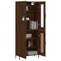 vidaXL Credenza Rovere Marrone 69,5x34x180 cm in Legno Multistrato