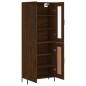 vidaXL Credenza Rovere Marrone 69,5x34x180 cm in Legno Multistrato