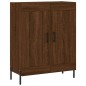 vidaXL Credenza Rovere Marrone 69,5x34x180 cm in Legno Multistrato