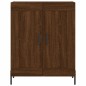 vidaXL Credenza Rovere Marrone 69,5x34x180 cm in Legno Multistrato