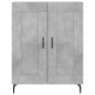 vidaXL Credenza Grigio Cemento 69,5x34x180 cm in Legno Multistrato vidaXL Credenza Grigio Cemento 69,5x34x180 cm in Legno Multistrato