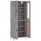 vidaXL Credenza Grigio Sonoma 69,5x34x180 cm in Legno Multistrato vidaXL Credenza Grigio Sonoma 69,5x34x180 cm in Legno Multistrato