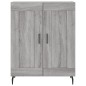 vidaXL Credenza Grigio Sonoma 69,5x34x180 cm in Legno Multistrato vidaXL Credenza Grigio Sonoma 69,5x34x180 cm in Legno Multistrato