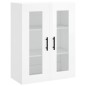 vidaXL Credenza Bianco Lucido 69,5x34x180 cm in Legno Multistrato vidaXL Credenza Bianco Lucido 69,5x34x180 cm in Legno Multistrato