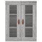 vidaXL Credenza Grigio Sonoma 69,5x34x180 cm in Legno Multistrato vidaXL Credenza Grigio Sonoma 69,5x34x180 cm in Legno Multistrato