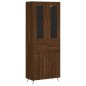 vidaXL Credenza Rovere Marrone 69,5x34x180 cm in Legno Multistrato vidaXL Credenza Rovere Marrone 69,5x34x180 cm in Legno Multistrato