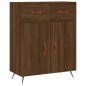 vidaXL Credenza Rovere Marrone 69,5x34x180 cm in Legno Multistrato vidaXL Credenza Rovere Marrone 69,5x34x180 cm in Legno Multistrato