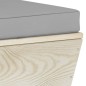 Set Divani da Giardino su Pallet 3 pz con Cuscini Legno Abete Set Divani da Giardino su Pallet 3 pz con Cuscini Legno Abete