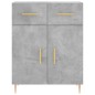 vidaXL Credenza Grigio Cemento 69,5x34x180 cm in Legno Multistrato vidaXL Credenza Grigio Cemento 69,5x34x180 cm in Legno Multistrato