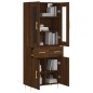 vidaXL Credenza Rovere Marrone 69,5x34x180 cm in Legno Multistrato vidaXL Credenza Rovere Marrone 69,5x34x180 cm in Legno Multistrato