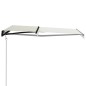 Tenda da Sole Retrattile Automatica 400x300 cm Crema Tenda da Sole Retrattile Automatica 400x300 cm Crema