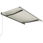 Tenda da Sole Retrattile Automatica 400x300 cm Crema Tenda da Sole Retrattile Automatica 400x300 cm Crema