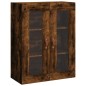 vidaXL Credenza Rovere Fumo 69,5x34x180 cm in Legno Multistrato vidaXL Credenza Rovere Fumo 69,5x34x180 cm in Legno Multistrato
