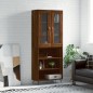 vidaXL Credenza Rovere Marrone 69,5x34x180 cm in Legno Multistrato vidaXL Credenza Rovere Marrone 69,5x34x180 cm in Legno Multistrato