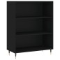 vidaXL Credenza Nera 69,5x34x180 cm in Legno Multistrato vidaXL Credenza Nera 69,5x34x180 cm in Legno Multistrato