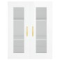 vidaXL Credenza Bianco Lucido 69,5x34x180 cm in Legno Multistrato vidaXL Credenza Bianco Lucido 69,5x34x180 cm in Legno Multistrato