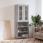 vidaXL Credenza Grigio Sonoma 69,5x34x180 cm in Legno Multistrato vidaXL Credenza Grigio Sonoma 69,5x34x180 cm in Legno Multistrato