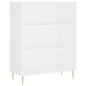 vidaXL Credenza Bianca 69,5x34x180 cm in Legno Multistrato vidaXL Credenza Bianca 69,5x34x180 cm in Legno Multistrato