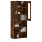 vidaXL Credenza Rovere Fumo 69,5x34x180 cm in Legno Multistrato vidaXL Credenza Rovere Fumo 69,5x34x180 cm in Legno Multistrato