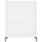 vidaXL Credenza Bianca 69,5x34x180 cm in Legno Multistrato vidaXL Credenza Bianca 69,5x34x180 cm in Legno Multistrato
