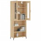 vidaXL Credenza Rovere Sonoma 69,5x34x180 cm in Legno Multistrato vidaXL Credenza Rovere Sonoma 69,5x34x180 cm in Legno Multistrato