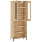 vidaXL Credenza Rovere Sonoma 69,5x34x180 cm in Legno Multistrato vidaXL Credenza Rovere Sonoma 69,5x34x180 cm in Legno Multistrato