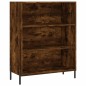 vidaXL Credenza Rovere Fumo 69,5x34x180 cm in Legno Multistrato vidaXL Credenza Rovere Fumo 69,5x34x180 cm in Legno Multistrato