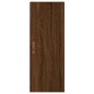 vidaXL Credenza Rovere Marrone 34,5x34x180 cm in Legno Multistrato vidaXL Credenza Rovere Marrone 34,5x34x180 cm in Legno Multistrato