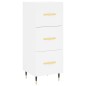 vidaXL Credenza Bianca 34,5x34x180 cm in Legno Multistrato vidaXL Credenza Bianca 34,5x34x180 cm in Legno Multistrato