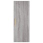 vidaXL Credenza Grigio Sonoma 34,5x34x180 cm in Legno Multistrato vidaXL Credenza Grigio Sonoma 34,5x34x180 cm in Legno Multistrato