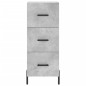 vidaXL Credenza Grigio Cemento 34,5x34x180 cm in Legno Multistrato vidaXL Credenza Grigio Cemento 34,5x34x180 cm in Legno Multistrato