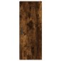 vidaXL Credenza Rovere Fumo 34,5x34x180 cm in Legno Multistrato vidaXL Credenza Rovere Fumo 34,5x34x180 cm in Legno Multistrato